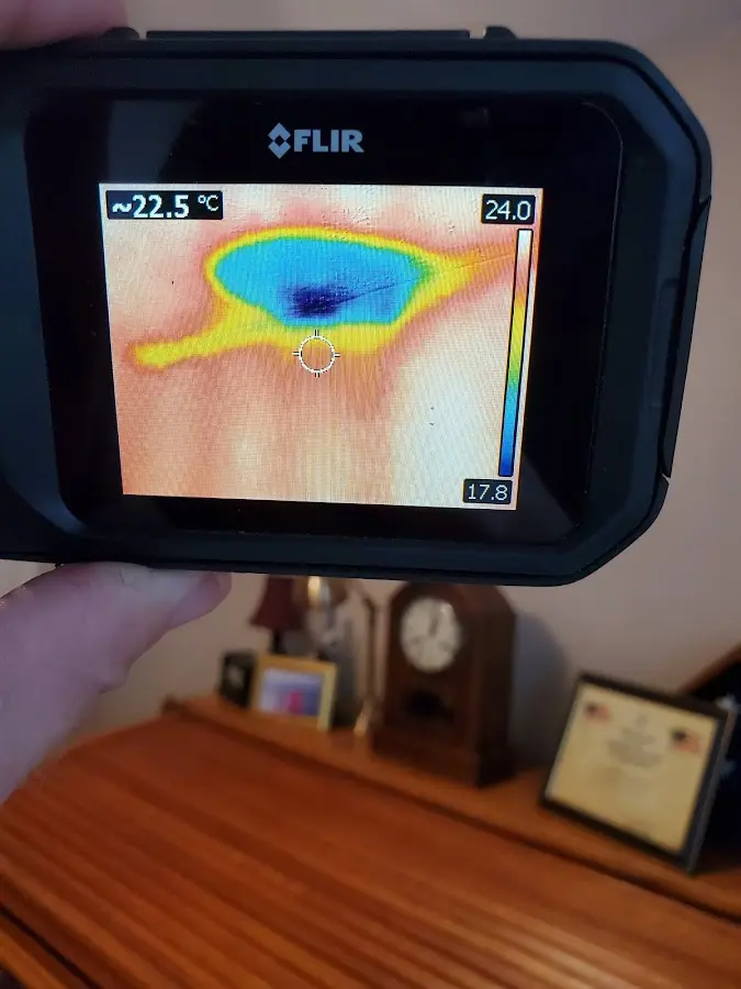 Thermal imaging inspection for water damage in Mishawaka