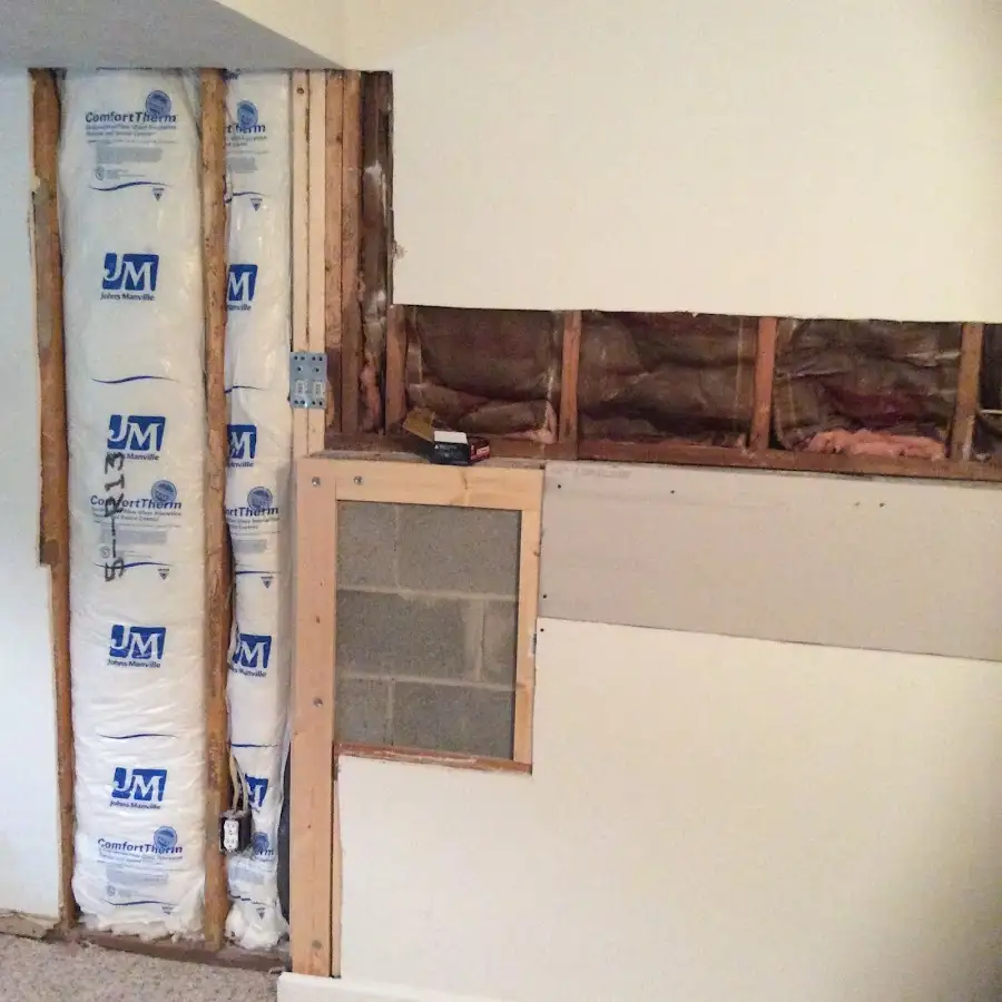 Wall insulation replacement during Contents Cleaning & Restoration in Mishawaka